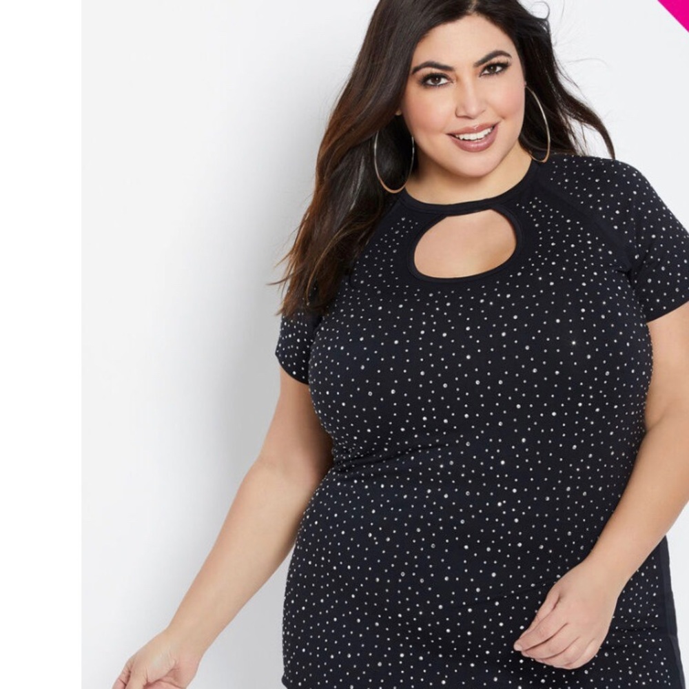 Ashley Stewart embellished shirt